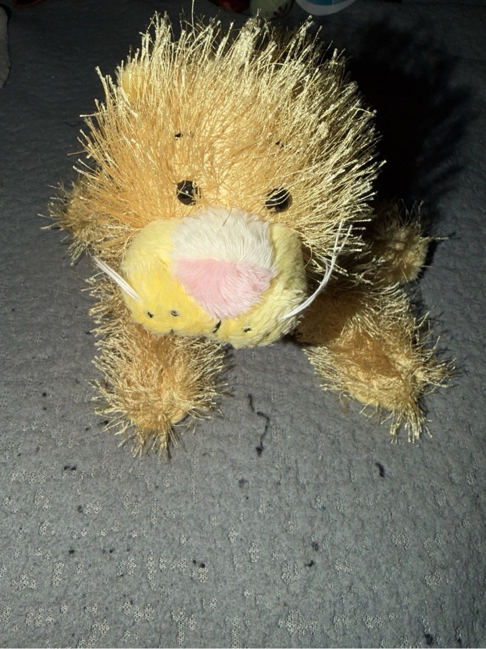 Yellow Plush Lion Stuffed Animal - Soft Kids Toy